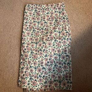 Floral Print pencil skirt